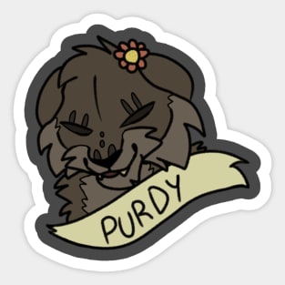 Purdy Sticker